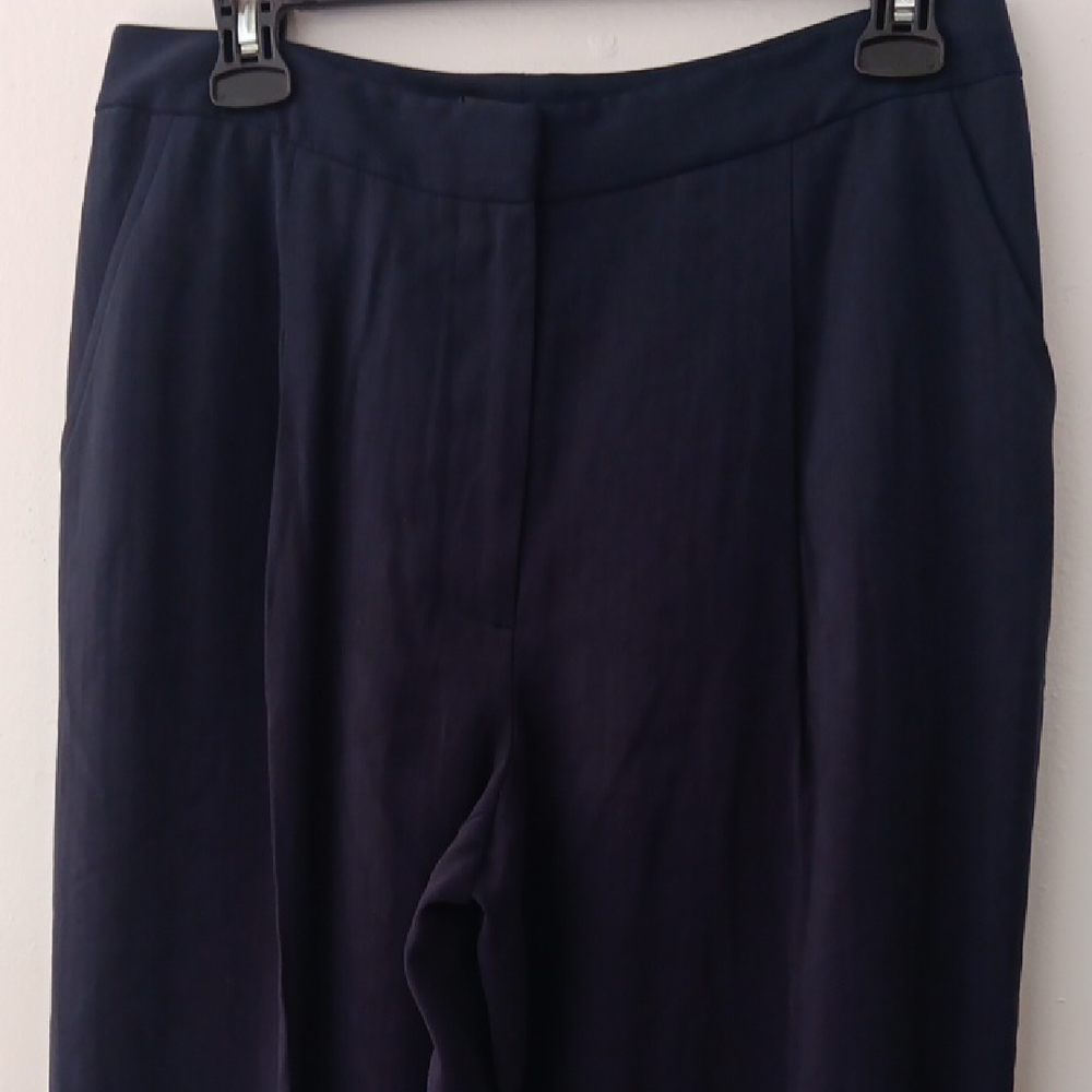 Something Navy High Waisted Wide Leg Trousers  #3057